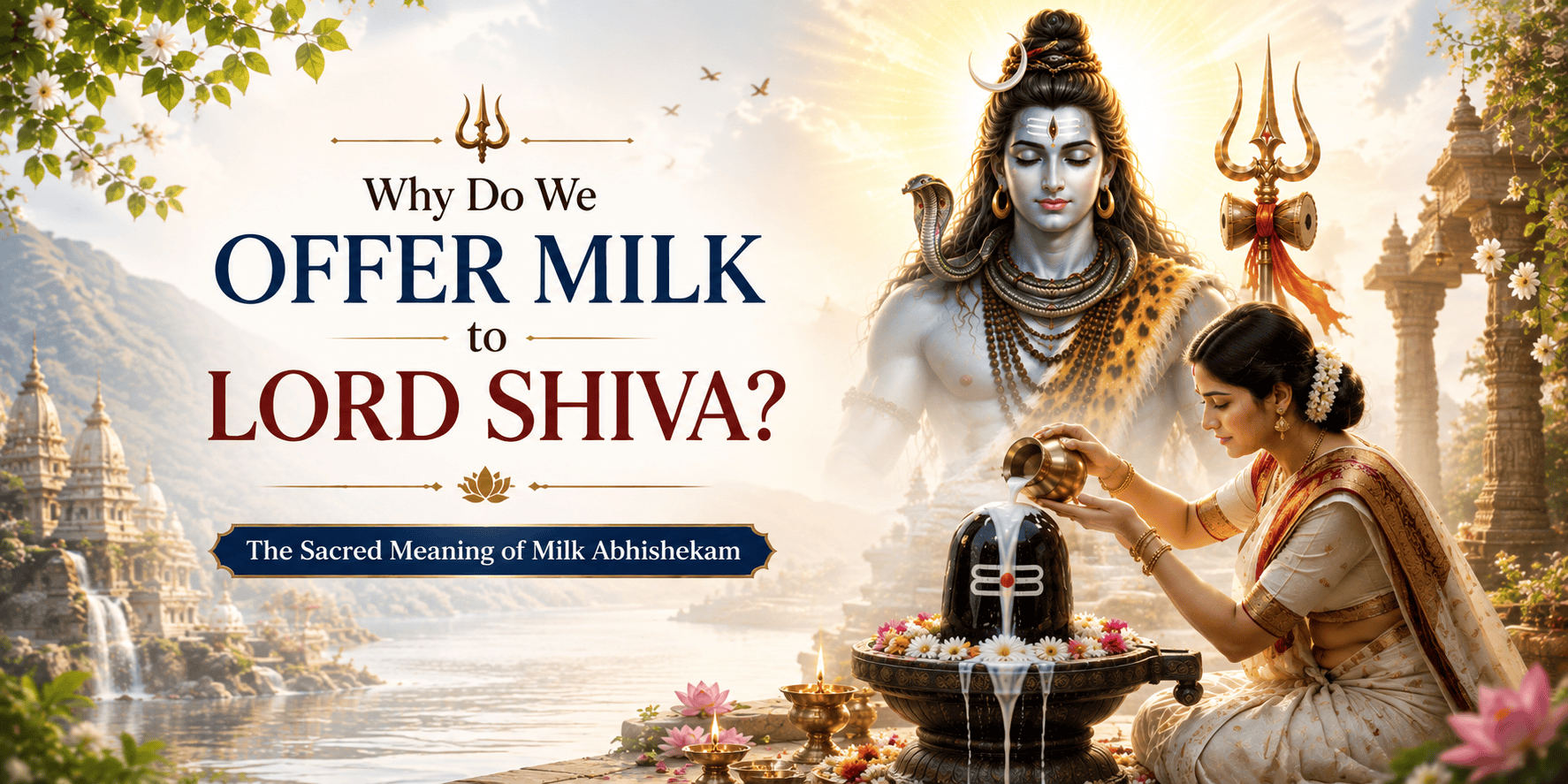Why Do We Offer Milk to Lord Shiva? The Spiritual Significance of Milk Abhishekam